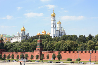 Вид на Кремль, колокольня Ивана Великого