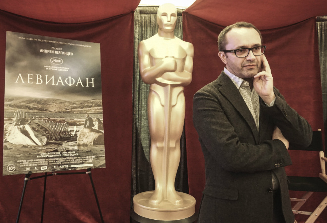 Андрей Звягинцев на Оскар 2015 Андрей Звягинцев на Оскар 2015