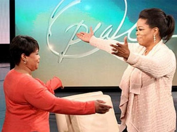 Опра Уинфри (Oprah Winfrey) встретилась с сестрой Опра Уинфри (Oprah Winfrey) встретилась с сестрой