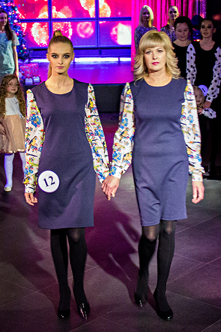 Екатерина П. с мамой Ольгой Красивые девушки, конкурс Супермодель - 2015 Челябинск фото, видео