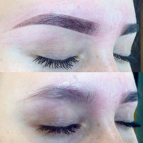 Оформление бровей нитью в Zara brows Оформление бровей нитью в Zara brows, фото