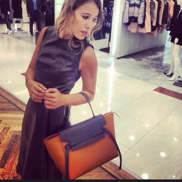 Ксения Собчак с новой сумкой Celine Ксения Собчак с новой сумкой Celine