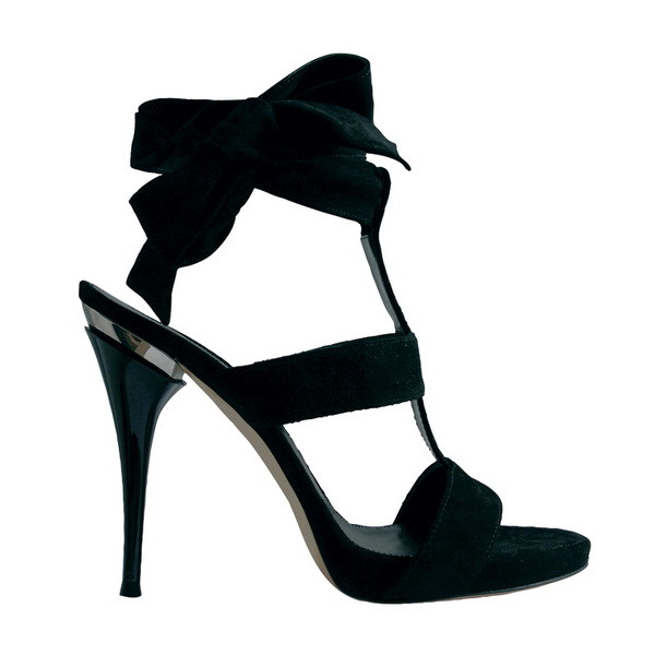 Босоножки из бархата, Gianvito Rossi Босоножки из бархата, Gianvito Rossi