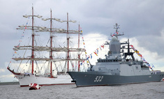  самые впечатляющие кадры парада честь военно-морского флота россии 