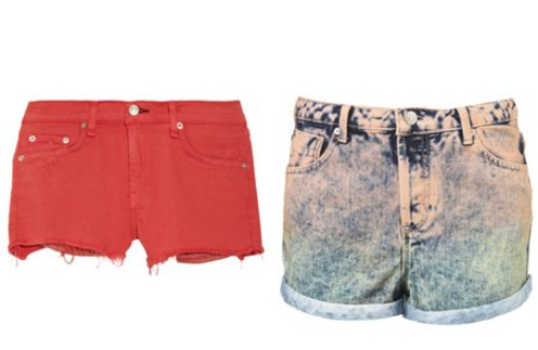 Джинсовые шорты rag & bone, джинсовые шорты Topshop Джинсовые шорты rag & bone, джинсовые шорты Topshop