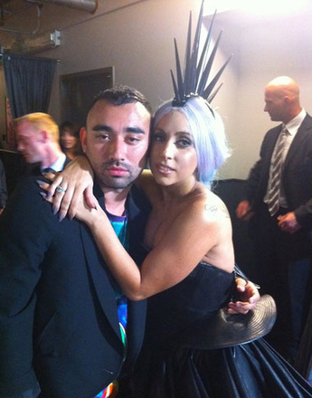 Никола Формичетти (Nicola Formichetti) и Леди ГаГа (Lady GaGa)