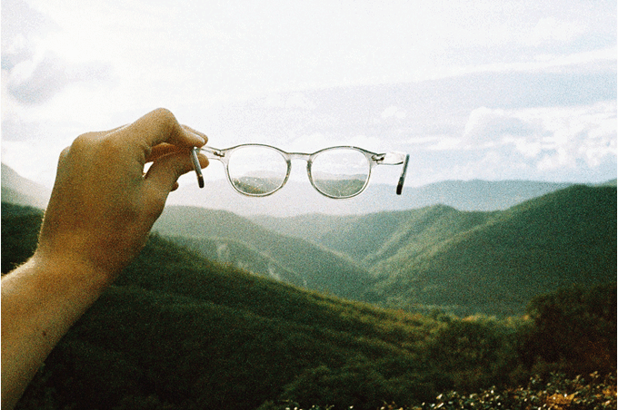 Пейзаж сквозь очки
