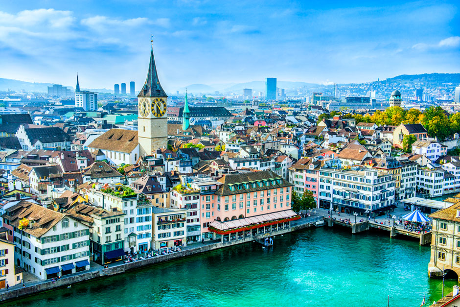 Цюрих, Швейцария самые безопасные города мира
