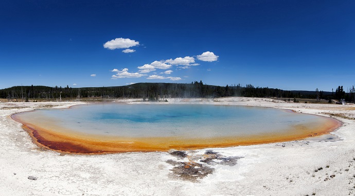 Sunset Lake, Йеллоустонский национальный парк, США