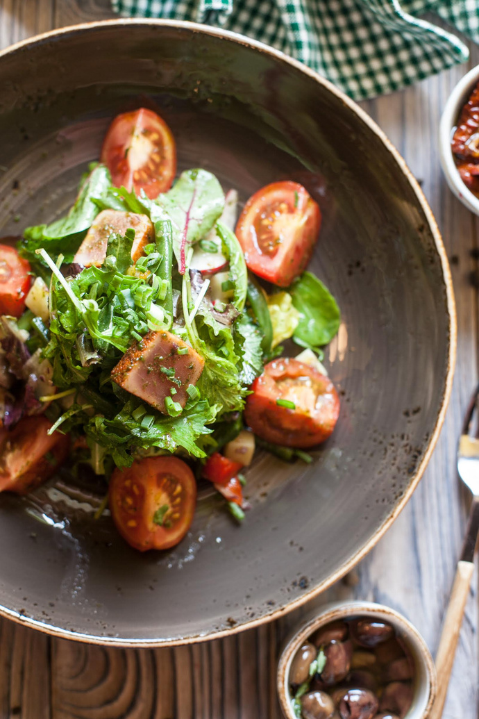 Салат «Нисуаз» Салат «Нисуаз» летние салаты с фото