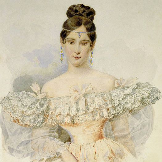 Александр Брюллов. Портрет Н. Н. Пушкиной, 1832 г. День рождения А. С. Пушкина: 10 неизвестных фактов о великом поэте