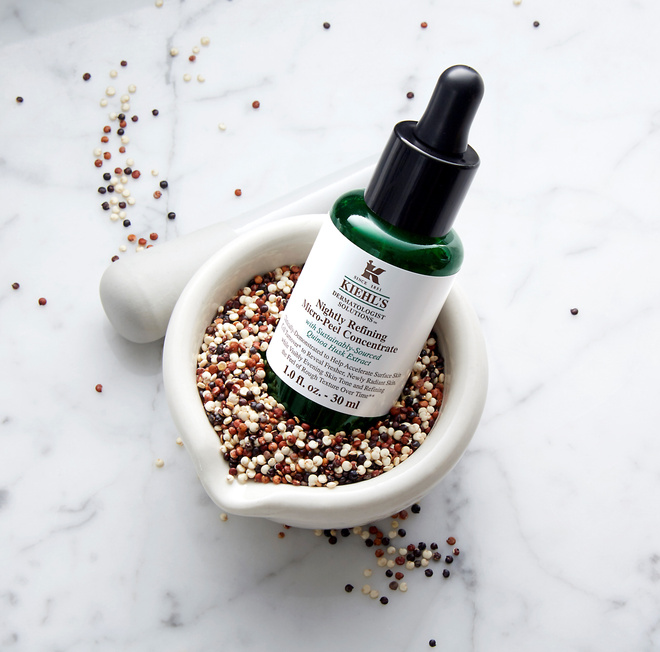 Kiehl’s, Nightly refining micro-peel concentrate, ночной пилинг с киноа Kiehl’s, Nightly refining micro-peel concentrate, ночной пилинг с киноа