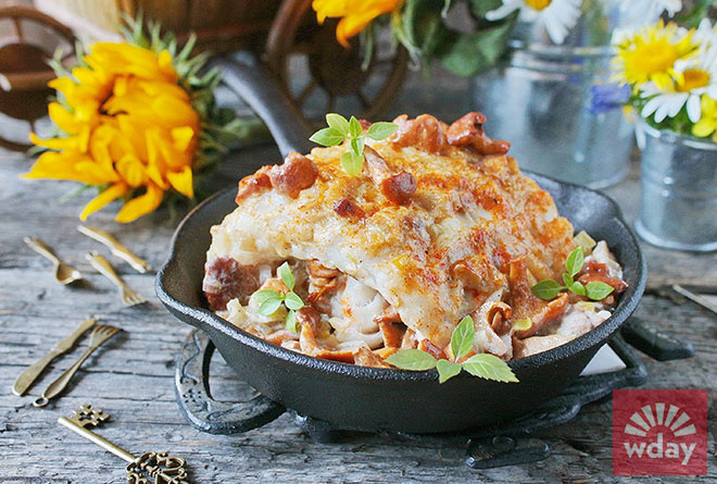 Лабардан с лисичками в сливках грибные рецепты