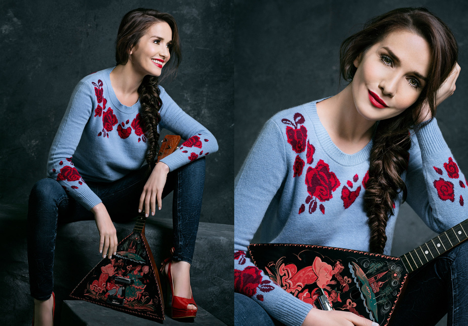 Наталья Орейро выпустила линию одежду, посвященную России