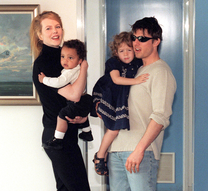 Николь Кидман, Коннор, Изабелла и Том Круз