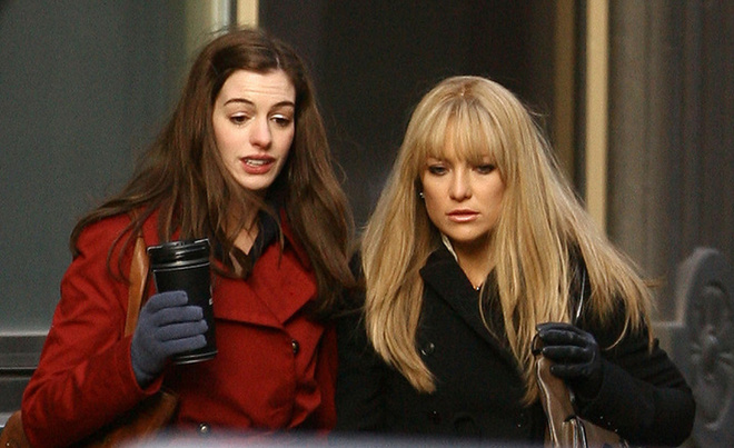 Кадр со съемок фильма «Bride Wars» в Бостоне Кадр со съемок фильма «Bride Wars» в Бостоне