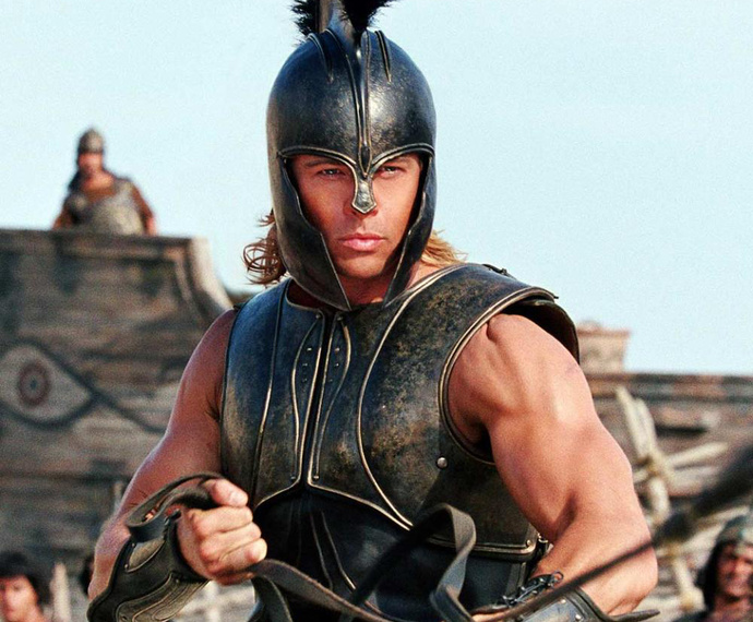 Брэд Питт в фильме «Троя»