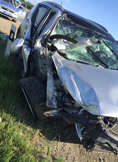 Алиана Гобозова попала в аварию Алиана Гобозова попала в аварию