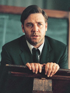 Рассел Кроу в фильме «Игры разума». Рассел Кроу (Russell Crowe) в фильме «Игры разума»