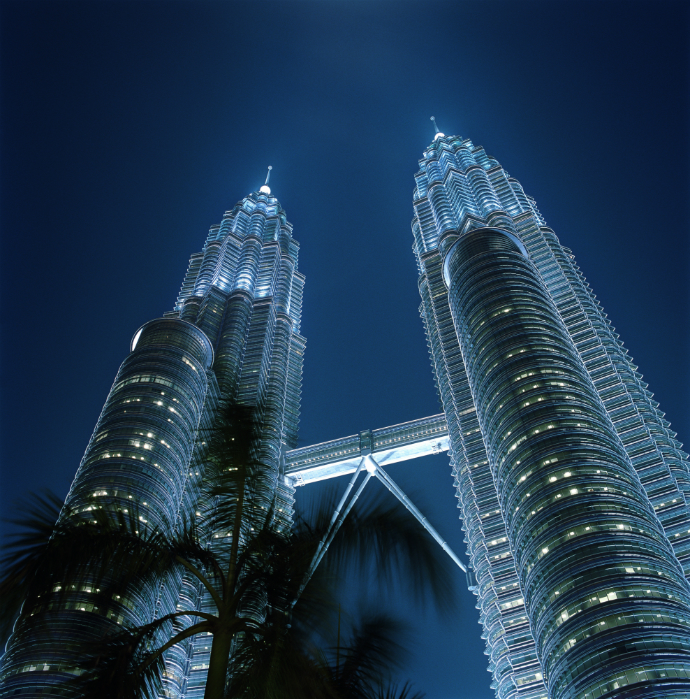 Skybridge в башнях Петронас, Куала-Лумпур, Малайзия