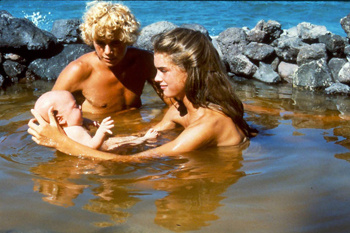Кадр из фильма «Голубая лагуна» (1980) Кадр из фильма «Голубая лагуна» (1980)