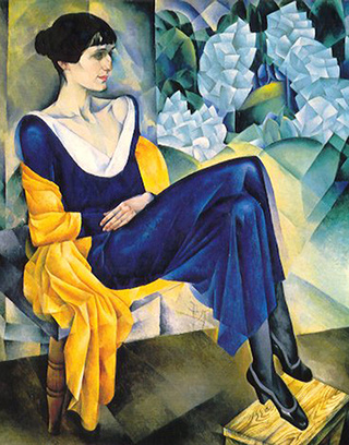 Н. Альтман. Портрет А. А. Ахматовой, 1914 год