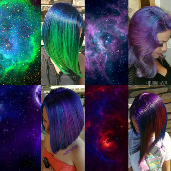 новый тренд окрашивания galaxyhair новый тренд окрашивания galaxyhair