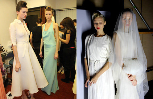 Mercedes-Benz Fashion Week: бэкстейдж показа Tegin, весна-лето 2012 Mercedes-Benz Fashion Week: бэкстейдж показа Tegin, весна-лето 2012