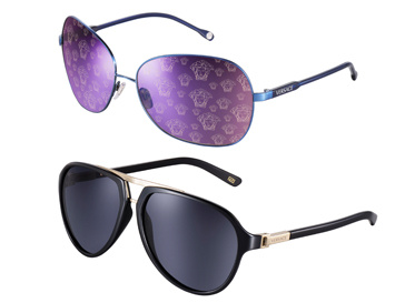 Коллекция солнцезащитных очков Versace, сезон весна-лето 2012 Коллекция солнцезащитных очков Versace, сезон весна-лето 2012