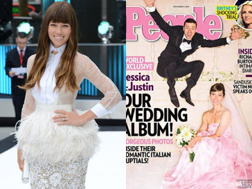 Джессика Бил (Jessica Biel) вышла замуж в платье от любимого дизайнера - Giambattista Valli Джессика Бил (Jessica Biel) вышла замуж в платье от любимого дизайнера - Giambattista Valli