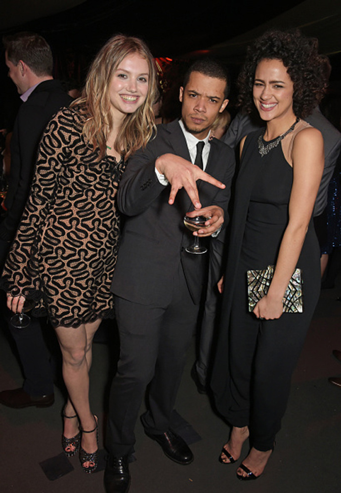 Hannah Murray, Jacob Anderson and Nathalie Emmanuel