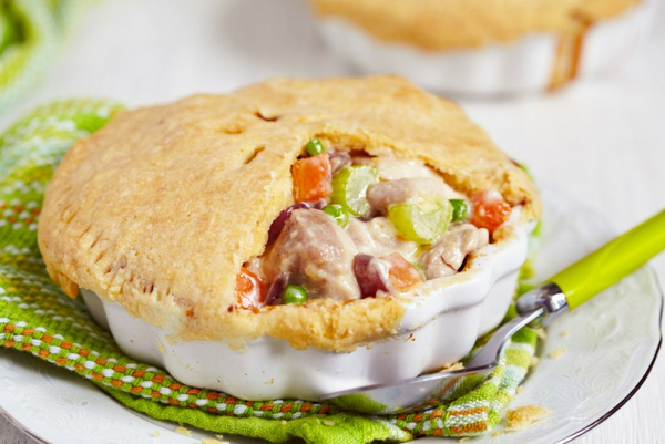 Пирог с курицей и картошкой Пирог с курицей и картошкой