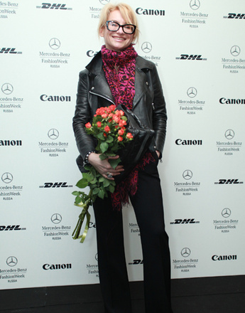 Эвелина Хромченко на Mercedes-Benz Fashion Week Russia
