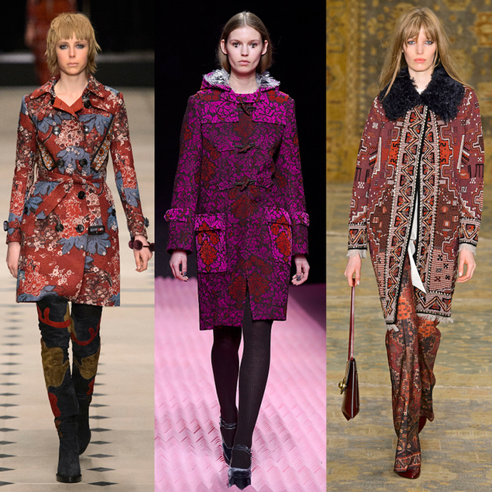 Подиум: Burberry Prorsum, Mary Katranzou, Tory Burch