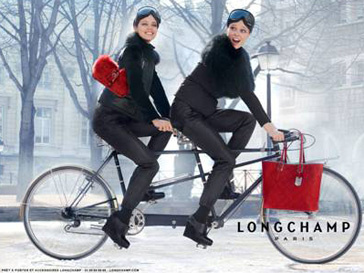 Кадр из рекламной кампании Longchamp сезона осень-зима 2012/13 Кадр из рекламной кампании Longchamp сезона осень-зима 2012/13