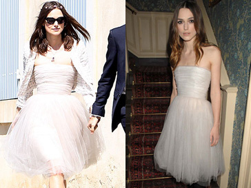 Кира Найтли (Keira Knightley) надевала свое свадебное минимум дважды Кира Найтли (Keira Knightley) надевала свое свадебное минимум дважды