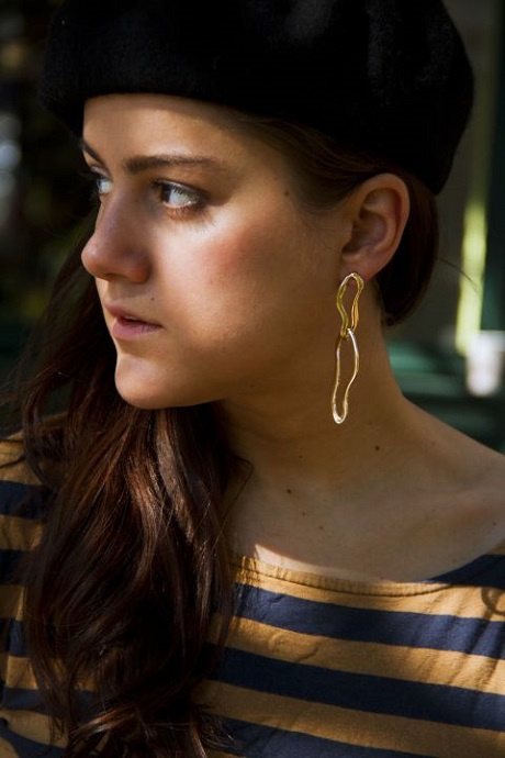 Golden earrings