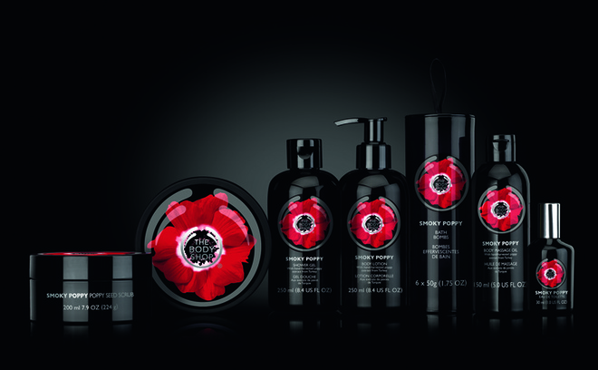 The Body Shop, коллекция средств для ухода за телом и макияжа Smoky Poppy The Body Shop, коллекция средств для ухода за телом и макияжа Smoky Poppy