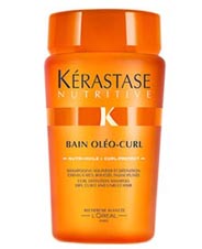 Шампунь Bain Oleo Curl Definition Shampoo, Kerastase содержит масло кокоса, жожоба и ши и предназначен специально для сухих и непослушных вьющихся волос. Средство обеспечивает им оптимальное питание, тщательное увлажнение и бережный уход.