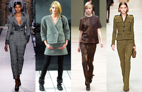 С юбкой или брюками - такие костюмы актуальны в коллекциях YSL, Chanel, Celine, Burberry С юбкой или брюками - такие костюмы актуальны в коллекциях YSL, Chanel, Celine, Burberry