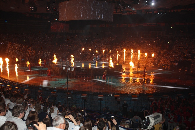 Церемония закрытия Чемпионата мира по водным видам спорта в Казани