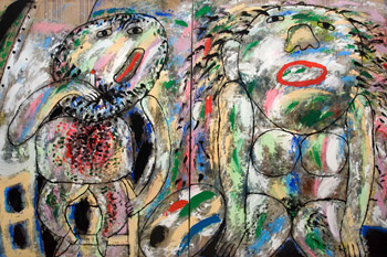 «В мастерской. Художник и модель», 2000 «В мастерской. Художник и модель», 2000