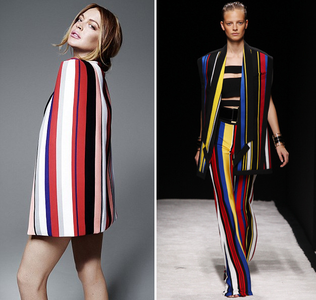 Линдсей Лохан и наряд из коллекции Balmain весна-2015 Линдсей Лохан и наряд из коллекции Balmain весна-2015