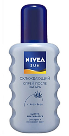 Охлаждающий спрей после загара от Nivea Sun. Освежает кожу, смягчает и увлажняет в течение нескольких часов. Мгновенно впитывается, успокаивает кожу и снимает покраснения. Охлаждающий спрей после загара от Nivea Sun. Освежает кожу, смягчает и увлажняет в течение нескольких часов. Мгновенно впитывается, успокаивает кожу и снимает покраснения.