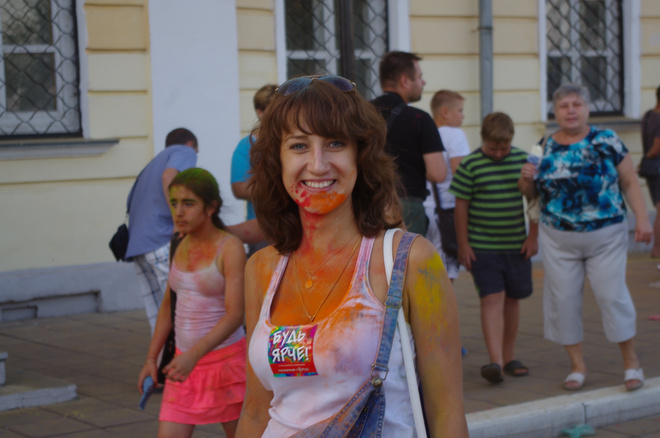 Фестиваль красок Холи в Оренбурге Фестиваль красок Холи в Оренбурге