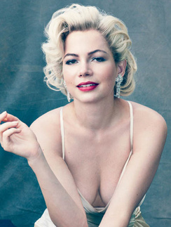 Мишель Уильямс в образе Мэрилин Монро. Мишель Уильямс (Michelle Williams) в образе Мэрилин Монро