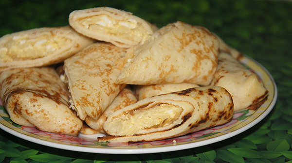 Блинчики с капустой Блинчики с капустой