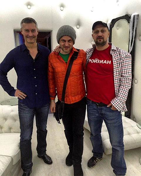 Евгений Ройзман, Василий Сигарев, Гоша Куценко Евгений Ройзман, Василий Сигарев, Гоша Куценко
