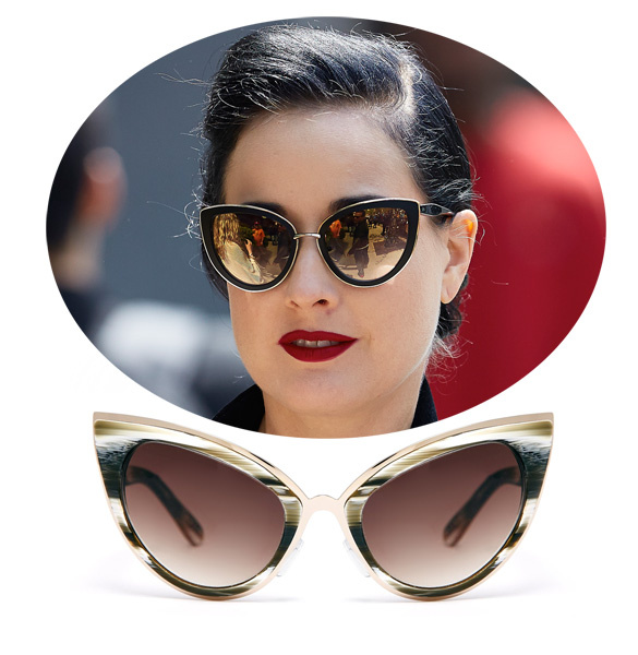 Дита фон Тиз; очки Asos, 2394 руб. Дита Фон Тиз; очки Asos, 2394 р.
