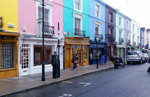 Самый известный блошиный рынок Лондона - Portobello Road Самый известный блошиный рынок Лондона - Portobello Road